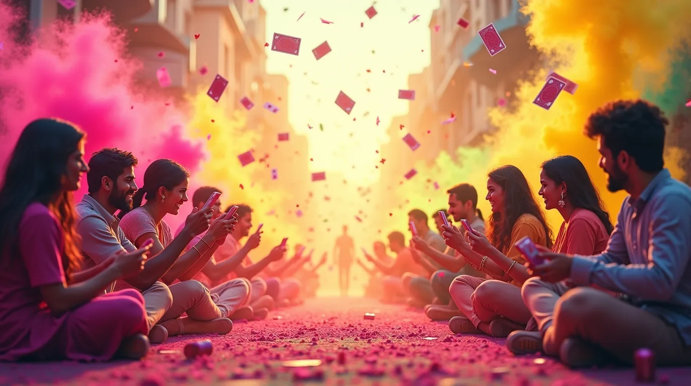 Holi Rummy Festival Background
